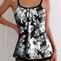 High Waist Tankini Sexy Women's Bikini Set Black Swimwear | SAMAG