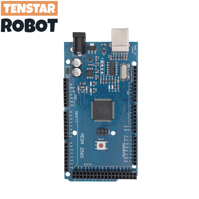MEGA2560 MEGA 2560 R3 (ATmega2560-16AU CH340G) AVR Type-C USB Development Board for Arduino