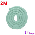 2M Baby Safety Soft Anti-Collision Foam Strip Home Table Corner Protector Tape Table Edge Protector for Baby Protection Products