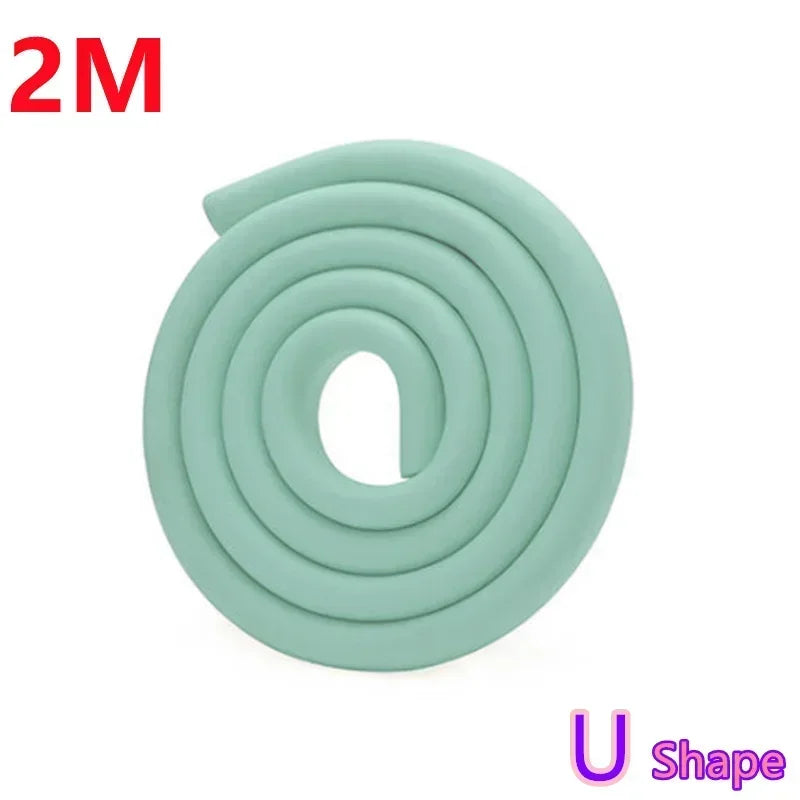 2M Baby Safety Soft Anti-Collision Foam Strip Home Table Corner Protector Tape Table Edge Protector for Baby Protection Products