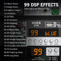 KDES Audio Mixer 4-6-8 Channel 99 DSP Effect Record PC 48V Phantom Power USB Sound Mixers Bluetooth DJ Console Mixing for Karaok