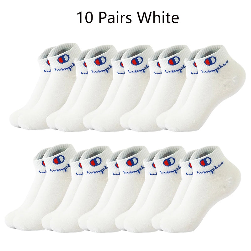 10/20/30 Pairs Ankle Socks Men Women Cotton Brand | SAMAG