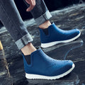 New Fashion Men's Rain Boots Rubber Boots Platform Ankle Boots 2025 Summer Slip on Couples Booties Men Work Shoes Botines Mujer