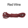 70/90/120/150/160CM Waxed Cotton Round Shoe laces Leather Shoes lace Waterproof ShoeLaces Men Boots Shoelace Shoestring