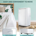 14,000 BTU Portable Air Conditioners Cools up to 750 Sq.Ft, 3-in-1 Quiet Portable AC Unit with Cool, Dehumidifier & Fan, Sleep Mode, 24H Timer, Remote Control & Installation Kits