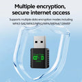 900Mbps USB WiFi Bluetooth 5.4 Adapter 2in1 Dongle Dual Band 2.4G 5GHz 6 Network Wireless Wlan Receiver - Visuel 3 | SAMAG