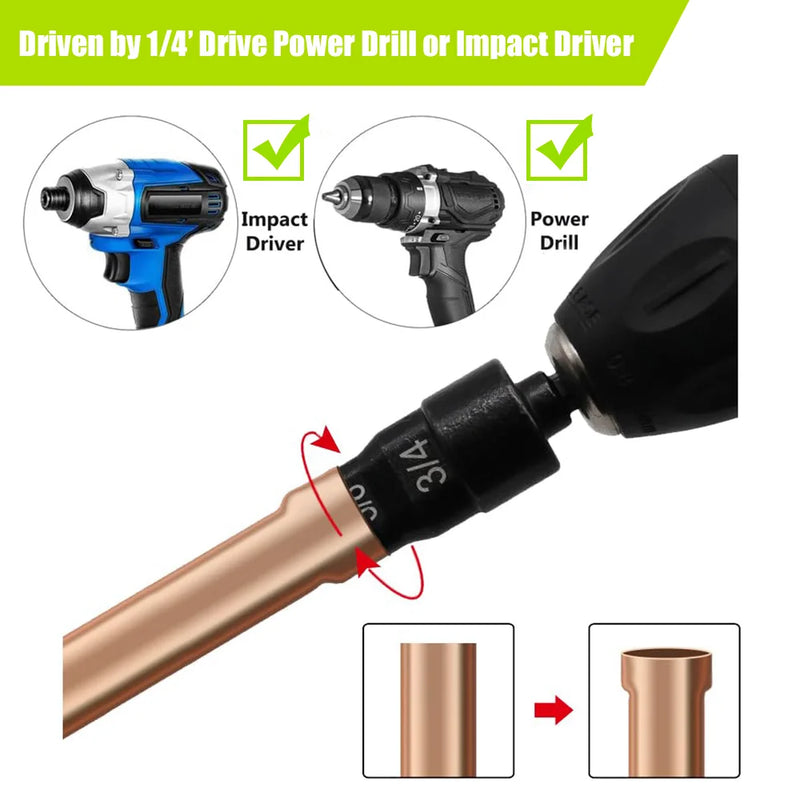 Copper Pipe Expanders, Swaging Tools HVAC, Drilling Pipe Expansion Tools,Air Conditioning Copper Pipe Expanders,Maintenance Tool