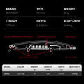 SeaKnight Brand 08 Minnow Fishing Baits Super Long | SAMAG
