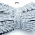 1Pair New Casual Sneakers Classic Shoelace Fashionable Cotton Rope Flat Shoelaces Men Women Fashion Shoes Accessories