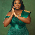 Customized Luxury Aso Ebi Mermaid 3D Lace Pearl | SAMAG