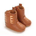 0-18M Infant Baby Autumn Winter Short Boots Soft Cotton Material Rubber Sole Warm Casual Walking Boots