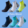 6 Pairs Marathon Running Socks Men Professional Sport | SAMAG