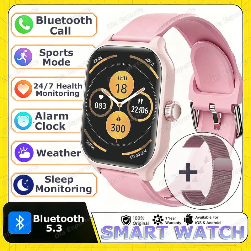 Outdoor Military GPS Smart Watch Men Waterproof Multiple Sport Mode Fitness HD Bluetooth Call Smartwatch Men Women Bracelet 2026