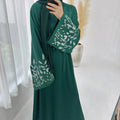 Turkey Emboridery Abaya for Women Dress Morocco Dubai Islam Vestidos Eid Muslim Arab Long Robe Ramadan Kaftan Abayas Jalabiya