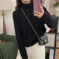 WinvyNee Women Solid Pure Wool Thin Knitted Cardigan - View 11 | SAMAG