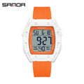 SANDA 6506 Men's Electronic Watches Stopwatch Alarm 5ATM Waterproof Sports Digital Watch for Men Luxury Shockproof Clock Reloj