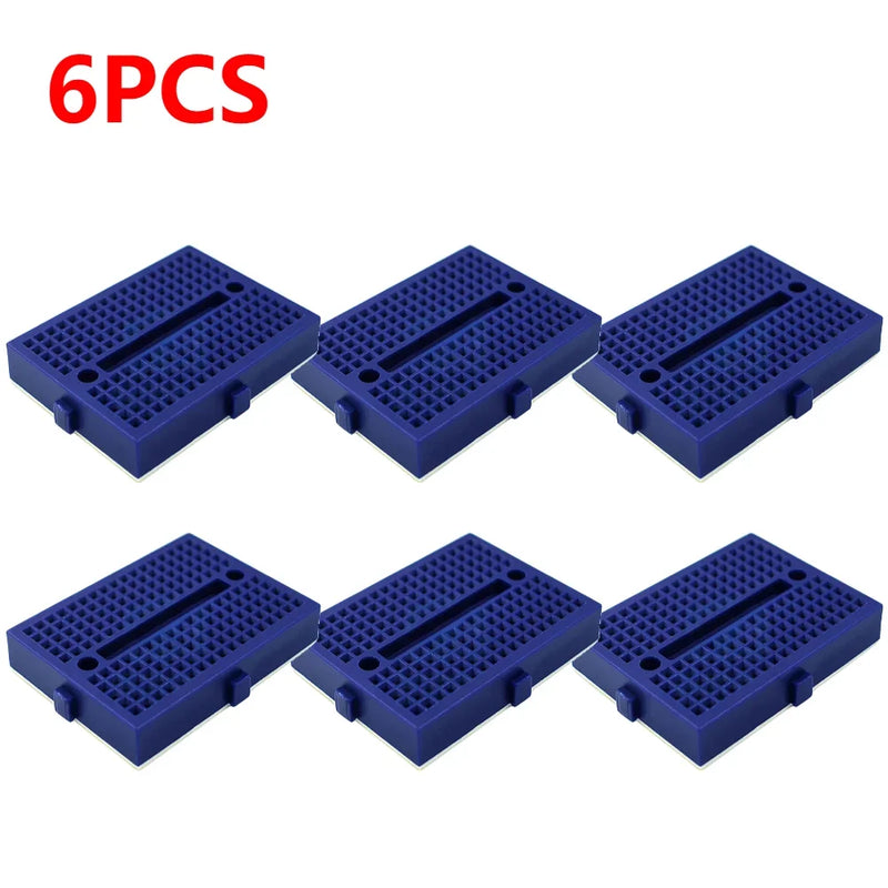 1-10PCS SYB-170 Mini Solderless Prototype Breadboard 170 Holes Breadboard Prototype Board 35x47mm for Small DIY Kits