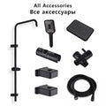 Split Shower Column Set Bathroom Faucet Single Cold Mixer Water Tap System Bathtub Taps Rainfall Shower Head Accessories Adapter