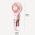 Handheld Mini Fan Air Conditioner USB Rechargeable Portable Mist Cooler Cooling Spray Humidifier Fan for Home/Office/Dorm