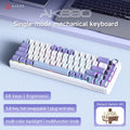 AJAZZ AK690 65% Mechanical Keyboard Wired USB Plug and Play Full-key Hot-Swap Mixed Light 68 Keys Gaming Keyboard for Laptop PC