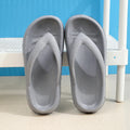 Rimocy Soft Sole EVA Women's Flip Flops 2026Summer Beach Non-slip Cloud Slippers Women Thick Platform Clip Toe Bathroom Slides