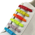 Elastic Laces Sports Colorful Press Lock Shoelaces Without Ties Flats No Tie Shoe Laces Kid Adult Shoelace Shoes Accessories New