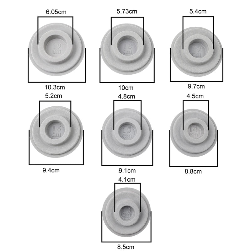 1PC 8.5-10.3cm Flocked Bead Board Bracelet Beading Organizer Artistry Tray Design Tool For DIY Jewelry Handmade Making Tools