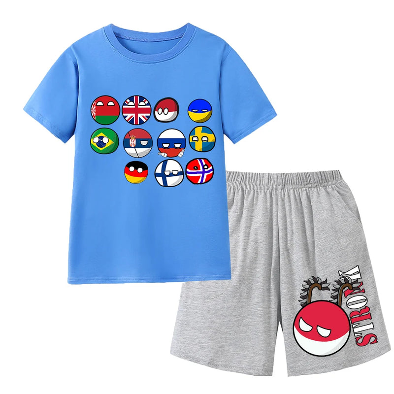 Countryball Polandballs Clothes for Summer Toddler Girls | SAMAG