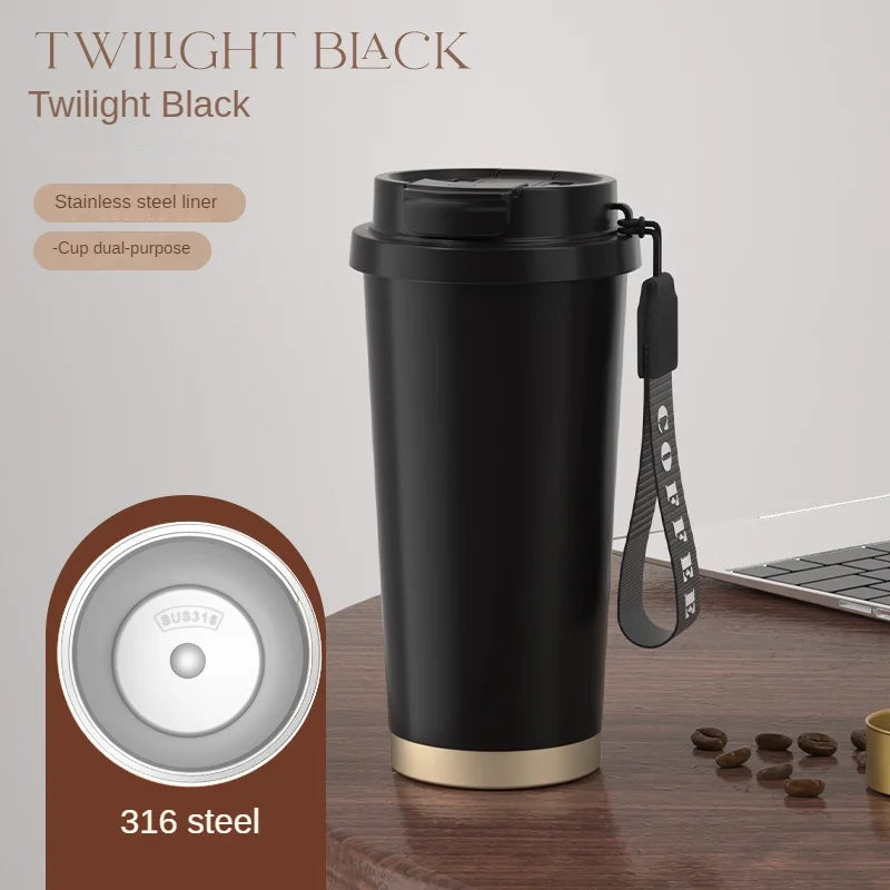 530ML Thermal Mug Portable Travel Cup Thermoses Household Coffee Insulated Mugs The Car Vacuum Flasks Isotherm Water Bottle