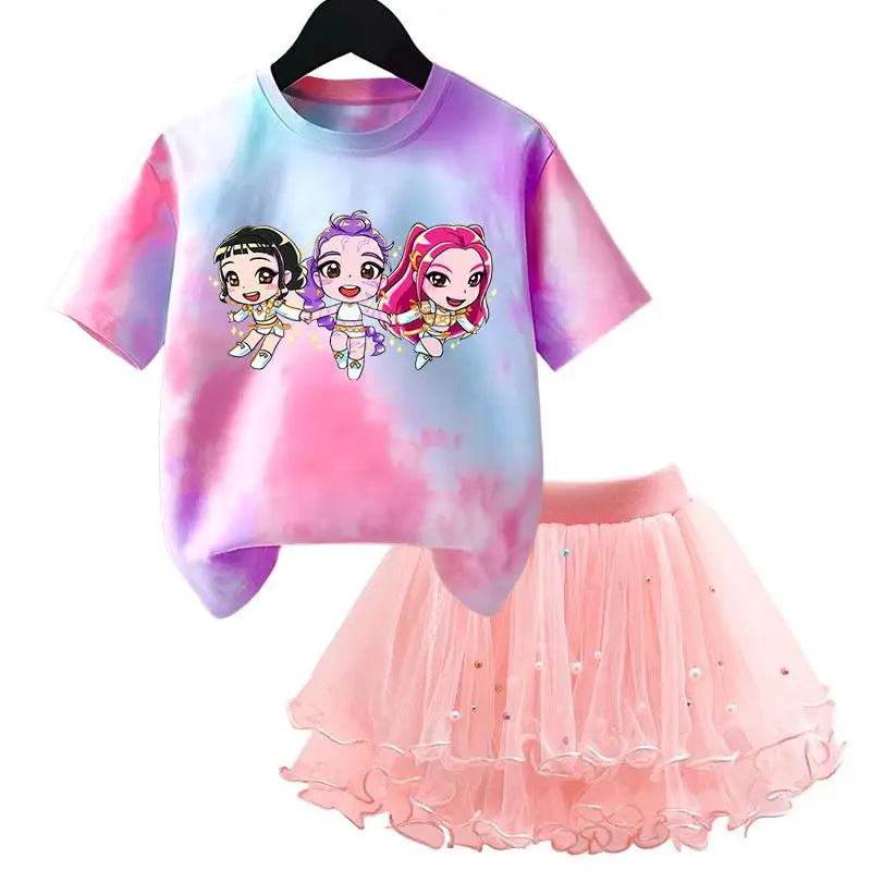 K - Pop Hunters Zoey Mira Rumi Kids T Shirt Summer Girl - View 12 | SAMAG