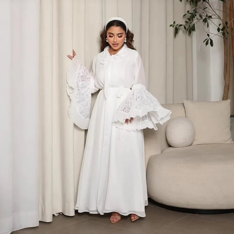 Long Dress Muslim Robe Abaya Ramadan Dubai Luxury Islam | SAMAG