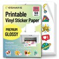 50 Sheets A4 Glossy Vinyl Sticker 8.3 X 11.7 Inch | SAMAG