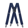 Suspenders for Men Women Fashion 2.5cm X - Back 4 Clips Adjustable Elastic Shirt Trouser Braces Strap - Visuel 6 | SAMAG