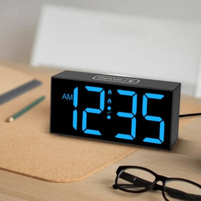 LED Alarm Clock Multifunctional Electronic Shaker Bedside | SAMAG