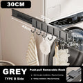 Multi - Purpose Sliding Hook Rail Top Mount Side Self Adhesive Drilling Dual Use Aluminum Stainless Steel - View 16 | SAMAG
