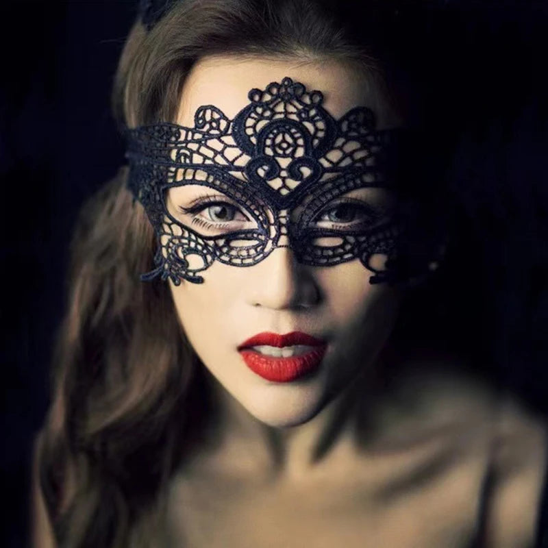 Lingerie Accessories, Lace Eye Mask See-Through Sexy Hot Passionate