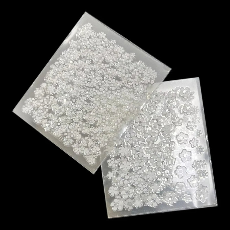 10Pcs Nail Art Transfer Stickers 3D Design Manicure Tips Decals Decorations Sheet for DIY Nail Art