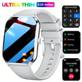 2026 New Smartwatch 1.96 inch Ultra-thin Bluetooth Call Health Monitor IP68 Waterproof 100 Sport Smart Bracelet For  Android iOS