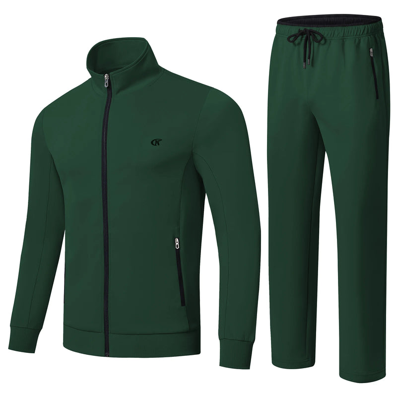 Men's Tracksuits Sweatsuits for Sweat Track Suits 2 Piece Casual Athletic Jogging Warm Up Full Zip Sets - View 10 | SAMAG