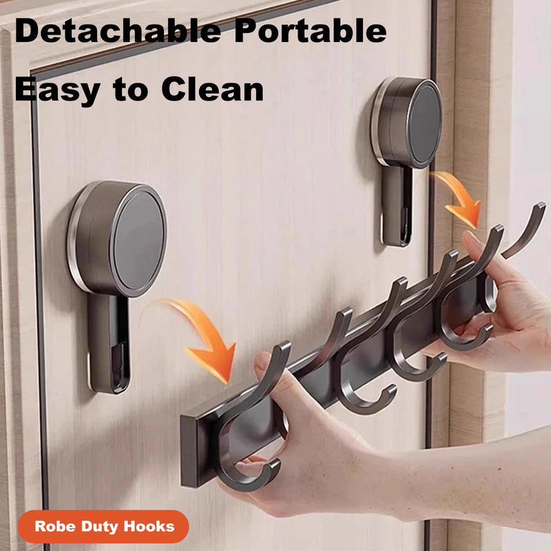 No Drill Wall Mount Door Hooks Suction Cup Robe for Kitchen Bathroom Adhesive Key - View 6 | SAMAG