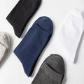 10Pairs/Lot Men Combed Cotton Socks Black Casual Business | SAMAG