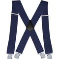 Men's Suspender Trousers Braces with Strong 2 inch Wide 4 Clips Heavy Duty for High Elastic X Style - Visuel 17 | SAMAG