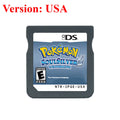 USA Pokemon NDS Game Card 3DS 2DS DS Card SoulSilver HeartGold Platinum Game Card Game Card BLACK Collecting Hobbies Gifts