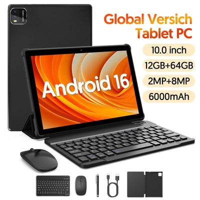 Model (Upgraded Version) 10.1-inch Android 16 Tablet | SAMAG