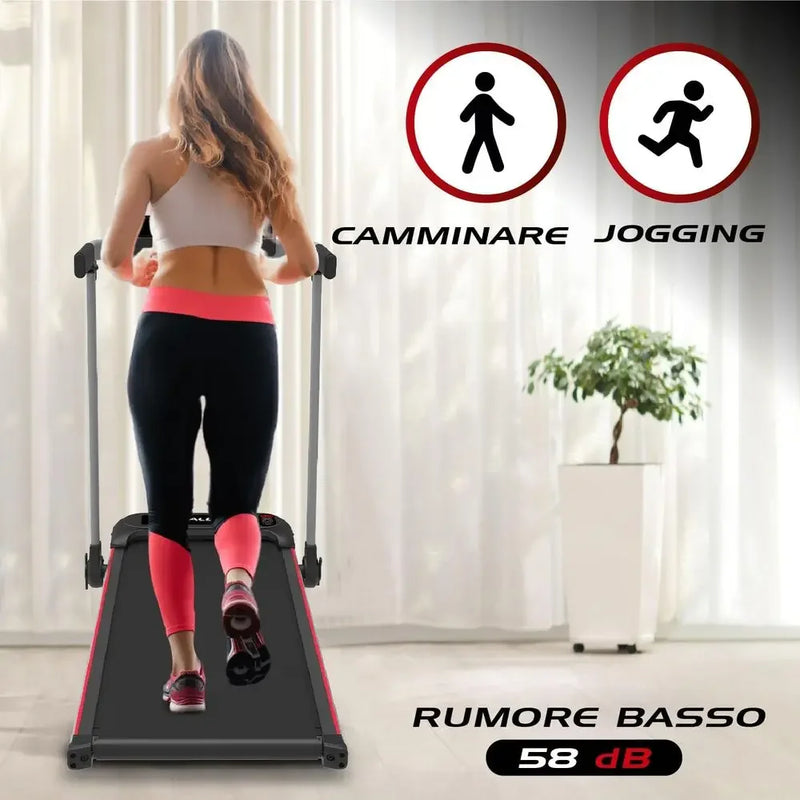 Portable Electric Treadmill with LCD Display - 6.2 Mph - View 4 | SAMAG