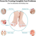 1 Pair Silicone Toe Separators Hammer Toe Bunion Gel Cushioning for Yoga Comfortable Protective Pads for Men And Women