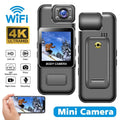 Digital Camera Mini WiF 4K 2K 1080P HD Portable Video Recorder Body Cam Infrared Night Vision Police/Bike Camcorder Sports DV