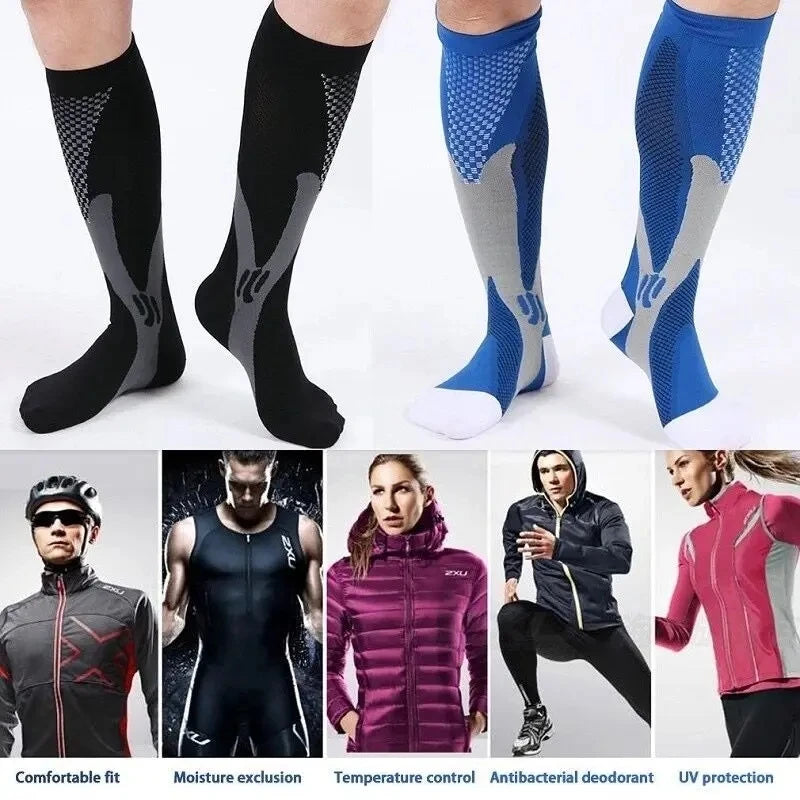 Running Compression Socks Men Women Football Cycling | SAMAG