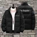 Los anegles Men's Down Jackets Winter Jackets Thick Warm High-quality fashion Parkas Coats Clothing Fashion Men Puffer Jacket