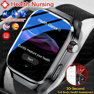 Professional-Grade Smart Watch Men ECG+PPG Uric Acid Body | SAMAG
